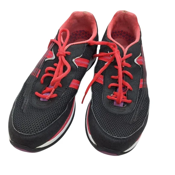 Dansko Womens US 11.5-12 EU 42 Black Lace Up Slip‎ Resistant Sneakers 4201500239 - Picture 4 of 14